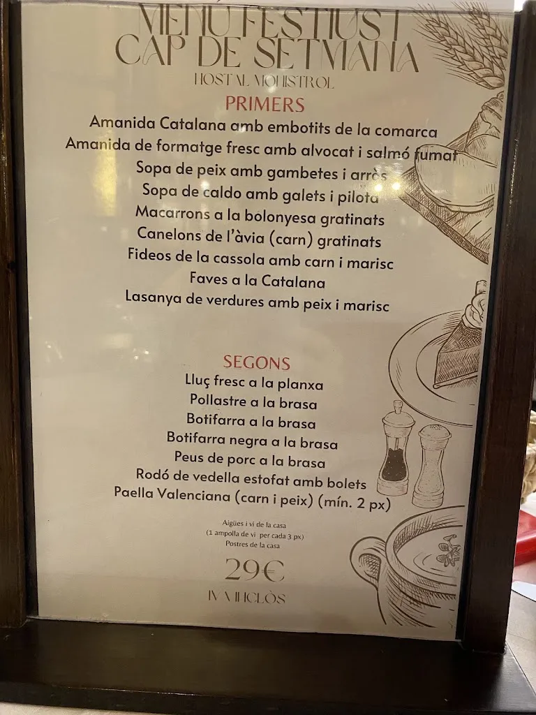 Menu_Restaurant Hostal Monistrol_Abrera_image_2
