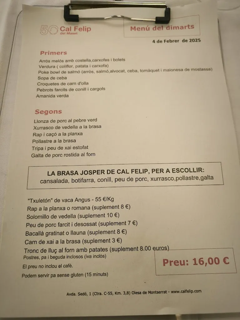 Menu_Restaurant Cal Felip_Abrera_image_1