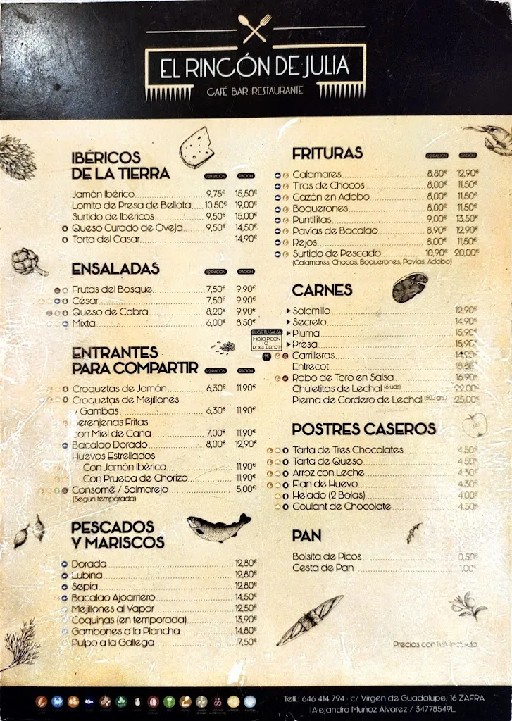 Menu_Restaurante El Rincón de Julia_Zafra_image_1