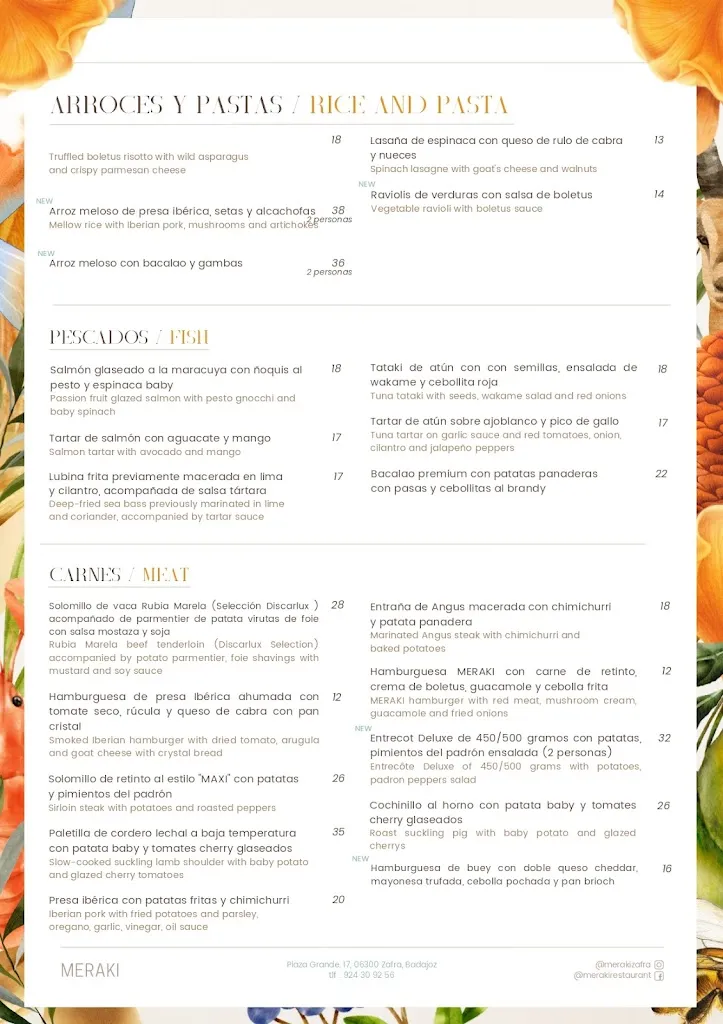 Menu_Bar restaurante MERAKI_Zafra_image_1
