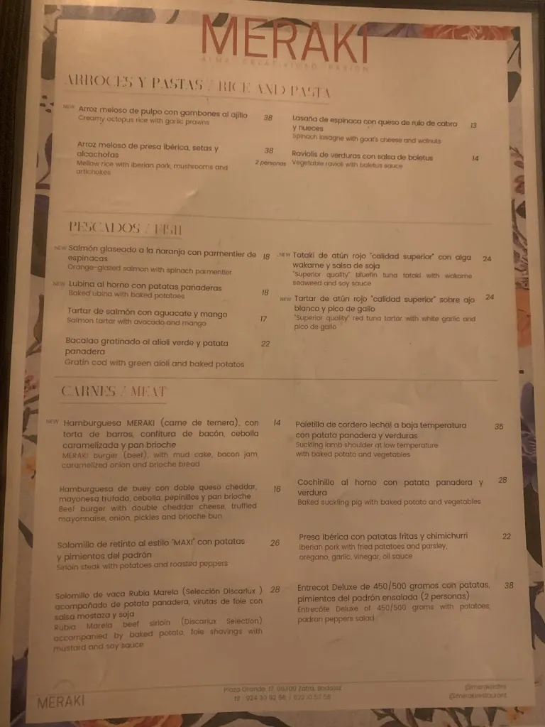 Kevin Burk_Bar restaurante MERAKI_Zafra_review