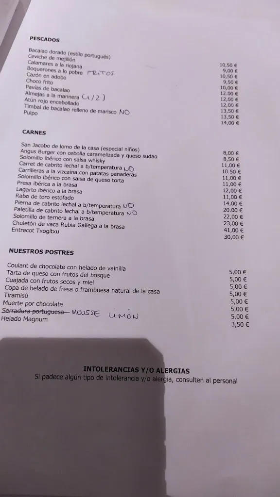 Menu_Restaurante Plaza Grande_Zafra_immagine_2