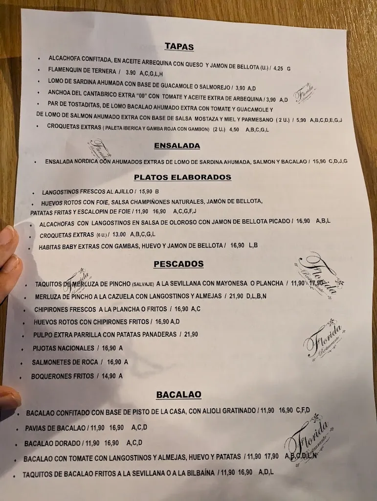 Menu_Taperia Restaurante Florida_Zafra_image_2