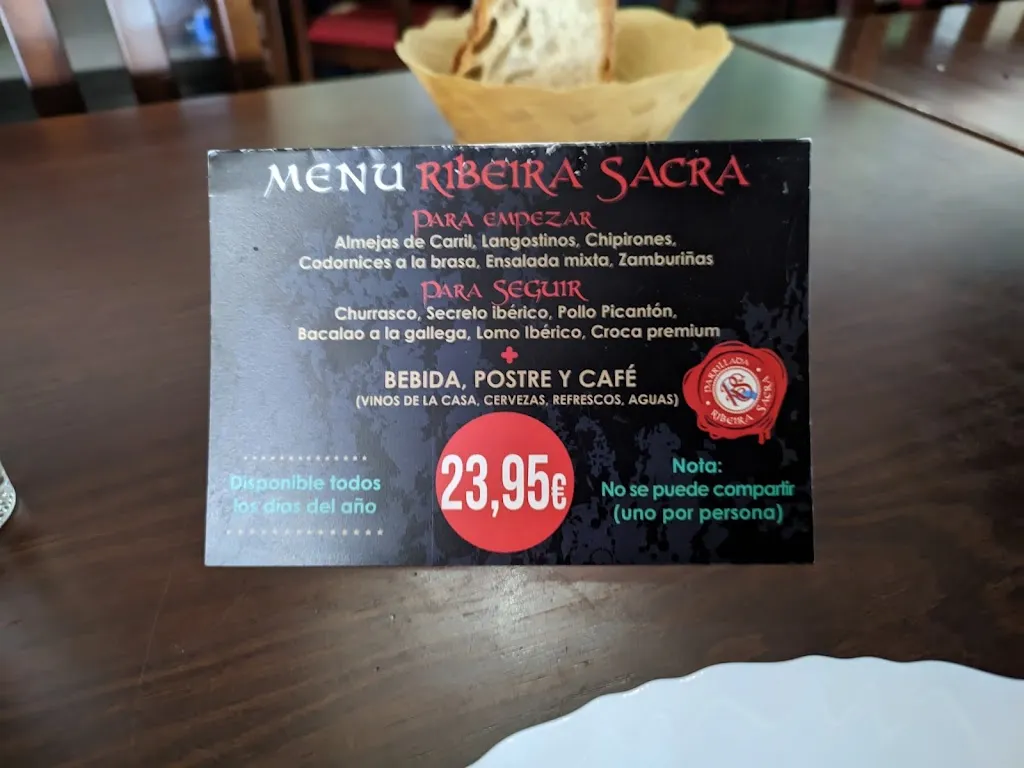 Menu_Parrillada Ribeira Sacra Melide_Melide_immagine_4