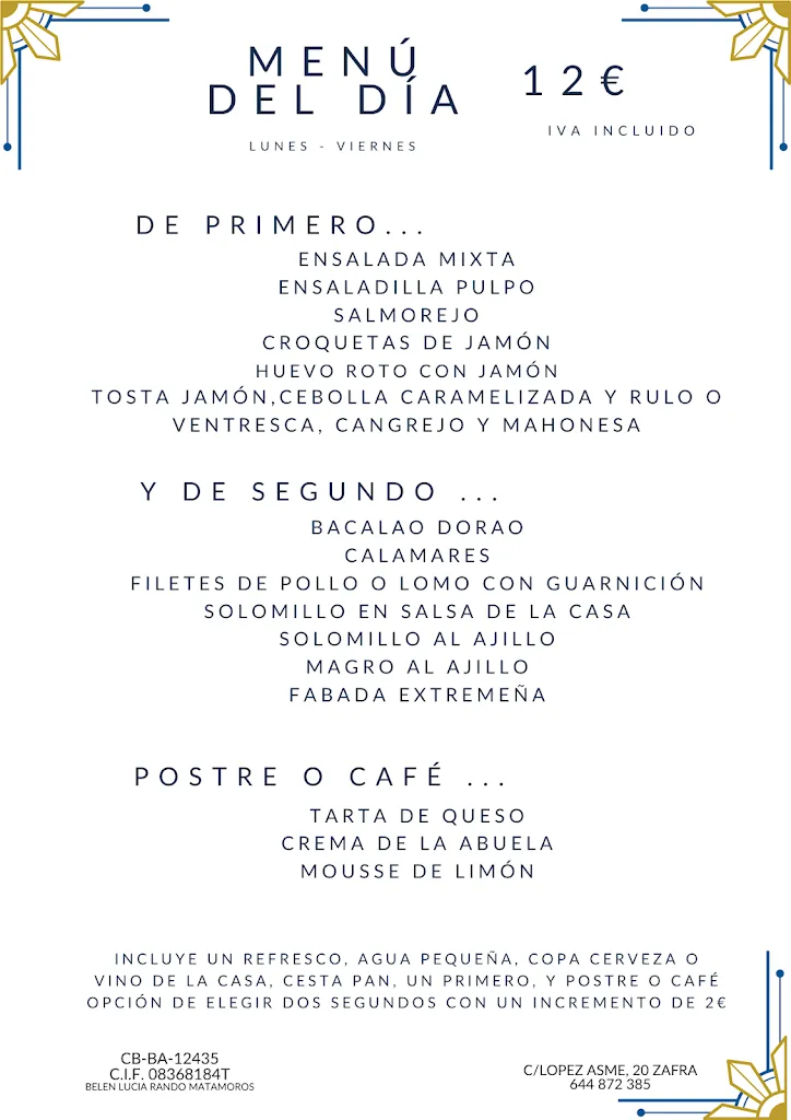 Menu_Restaurante Alboroto_Zafra_immagine_3
