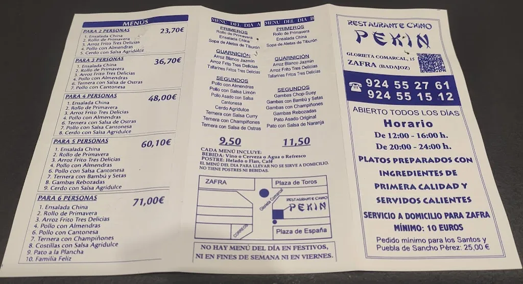 Menu_Restaurante Chino Pekín_Zafra_image_1