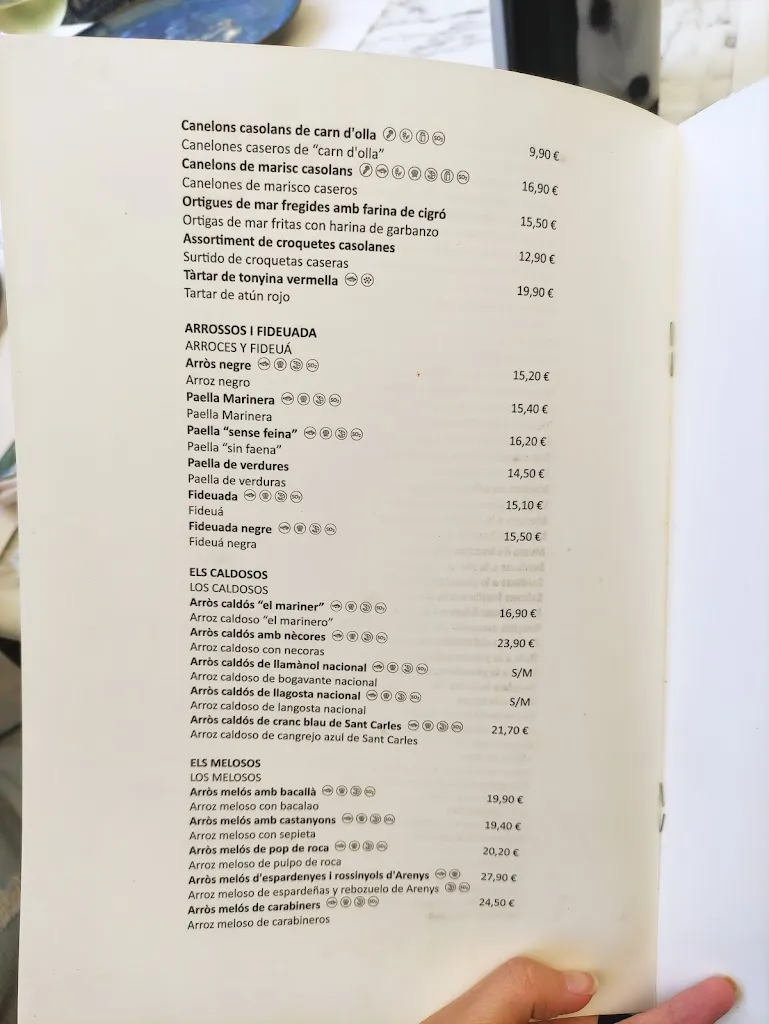 Menu_La Marina_Arenys de Mar_image_4