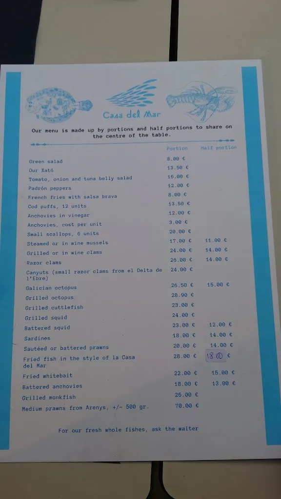 Menü_Casa del mar_Arenys de Mar_Bild_1