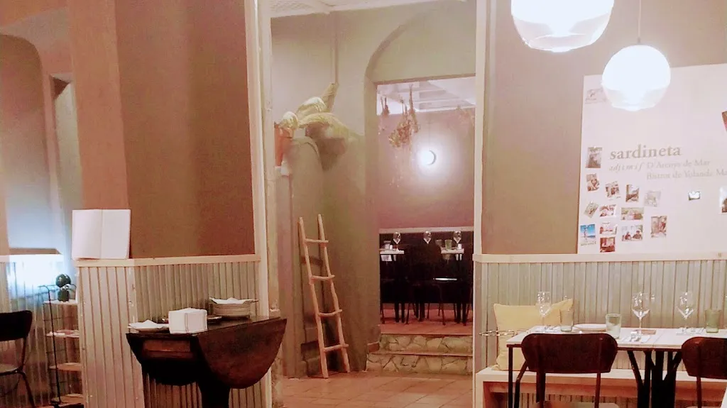 Sardineta bistrot de Yolanda Majó restaurant in Arenys de Mar