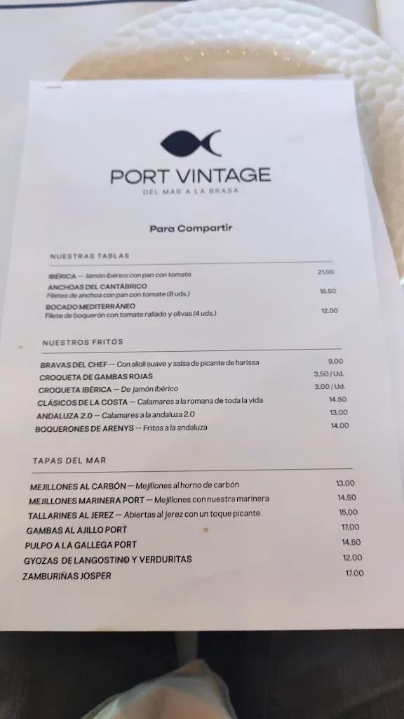 Menü_Port vintage_Arenys de Mar_Bild_2