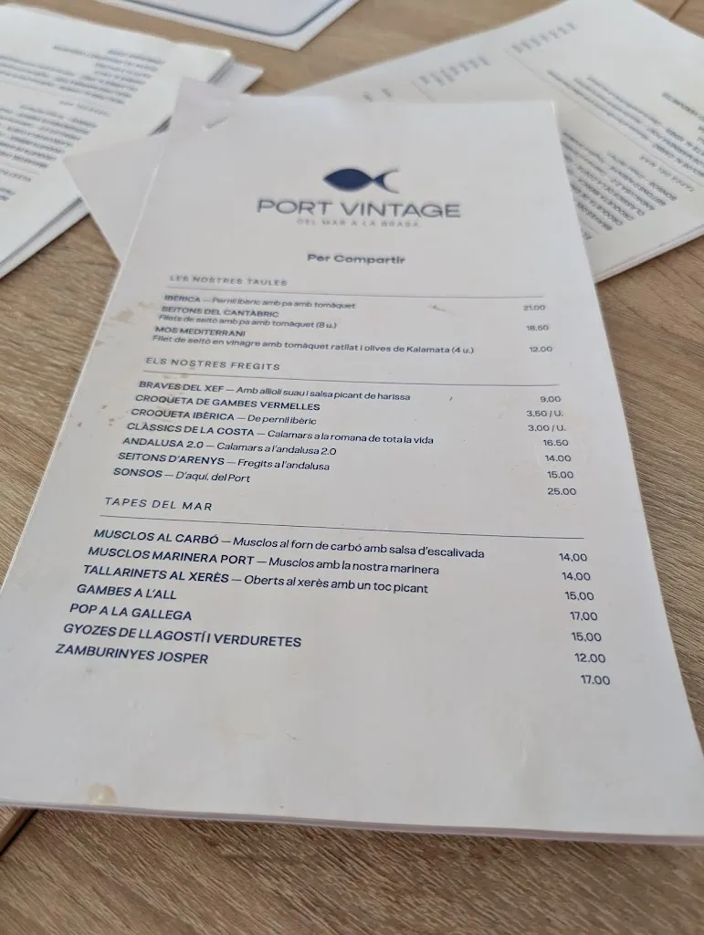 Menü_Port vintage_Arenys de Mar_Bild_4