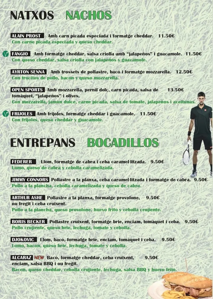 Menu_Open Sports Cafè_Arenys de Mar_image_4
