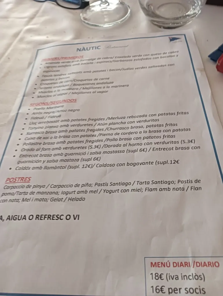 Menu_Restaurant Club Nàutic Arenys de Mar_Arenys de Mar_immagine_3