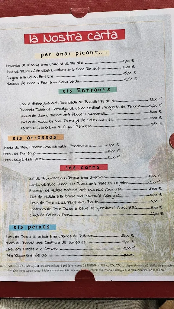 Menu_restaurant l'era arenys de munt_Arenys de Munt_image_4