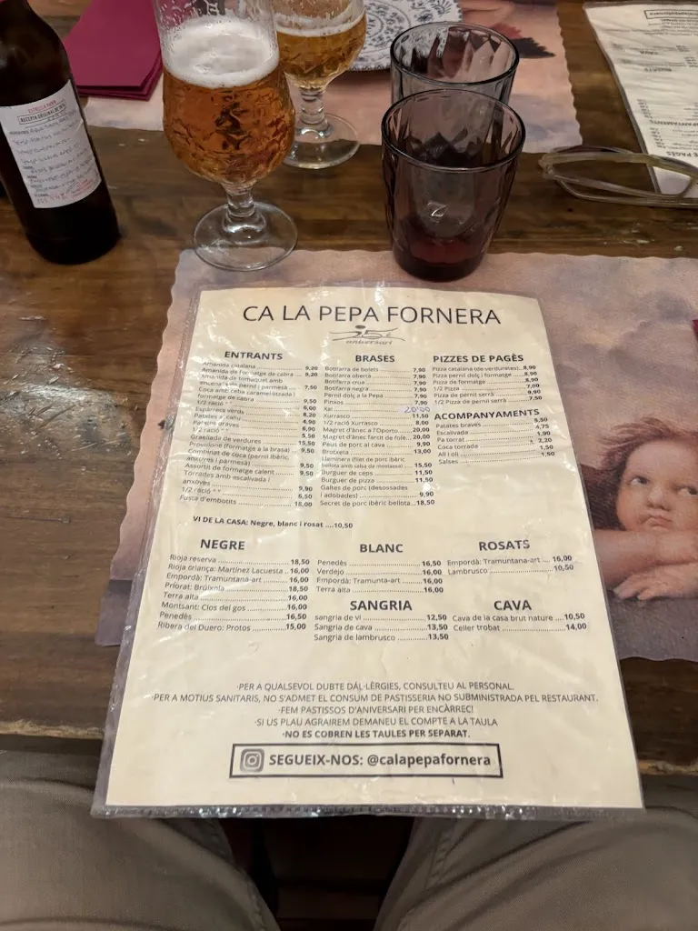 Menu_Restaurant Ca la Pepa Fornera_Arenys de Munt_image_3