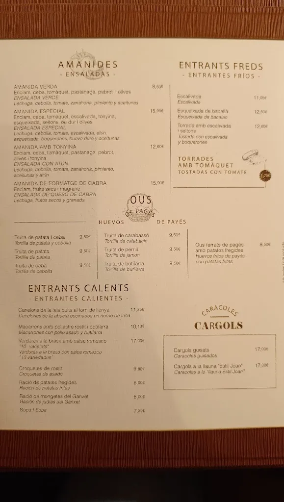 Menu_Restaurant Tres Turons_Arenys de Munt_image_2