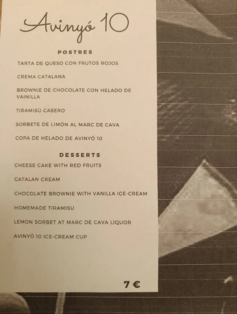 Menu_Avinyó 10 I Restaurante tapas y arroces_Avinyó_image_1