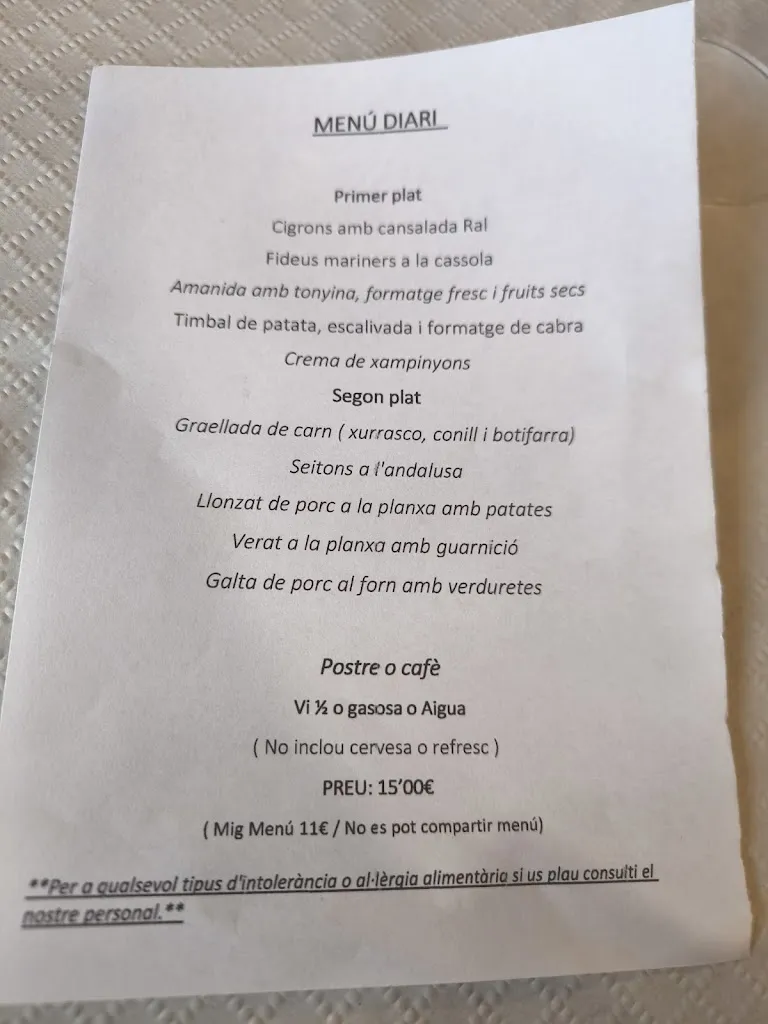 Menu_Restaurant Fonda Ca la Maria_Avinyó_immagine_1