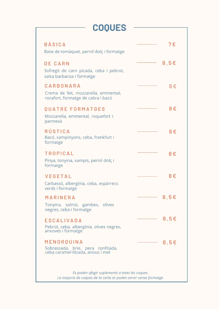 Menu_Bar Restaurant Al Caliu_Avinyó_immagine_4