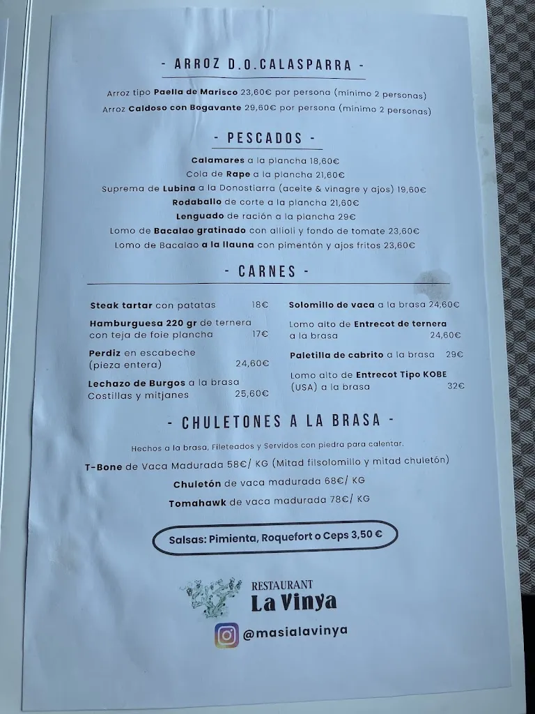Menu_Restaurant La Vinya Alella_Alella_image_1