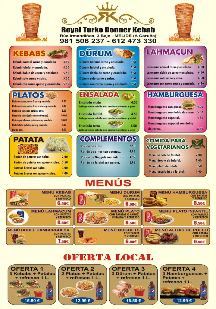 Menu_ROYAL TURKO DÖNER KEBAB_Melide_image_4