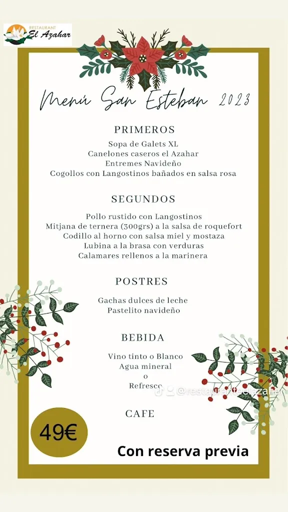 Menu_Restaurant El Azahar_Alella_image_1