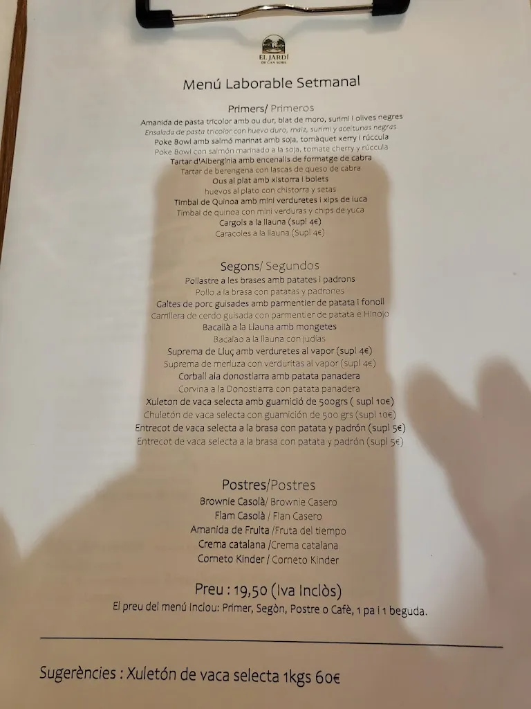 Menu_El Jardí de Can Sors_Alella_image_1