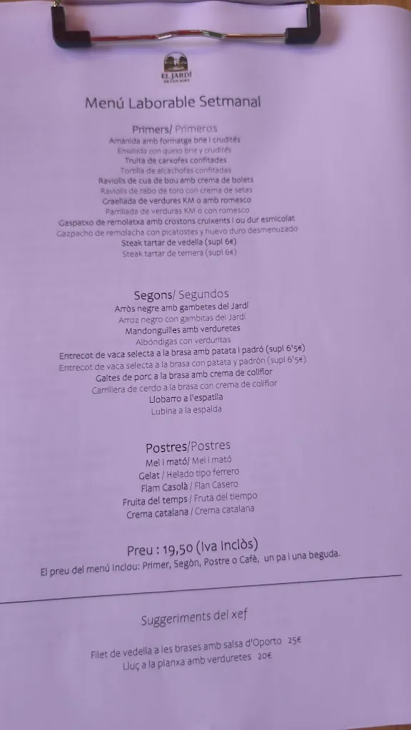 Menu_Restaurant Masia Can Sors_Alella_image_1