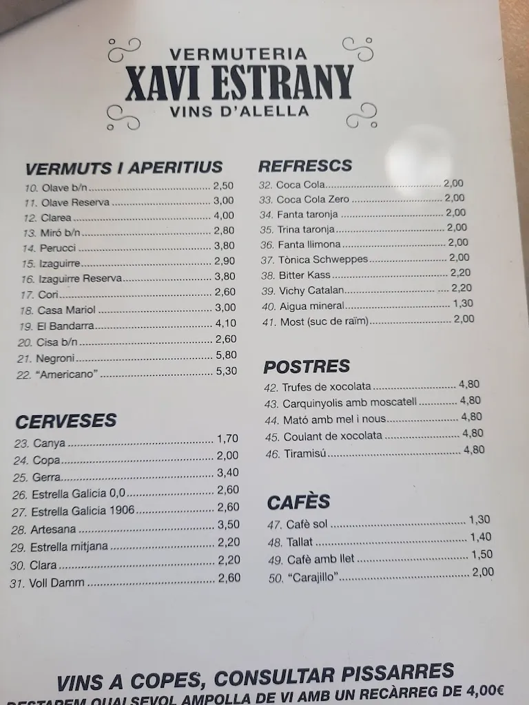 Menu_Vermuteria Xavi Estrany_Alella_image_4