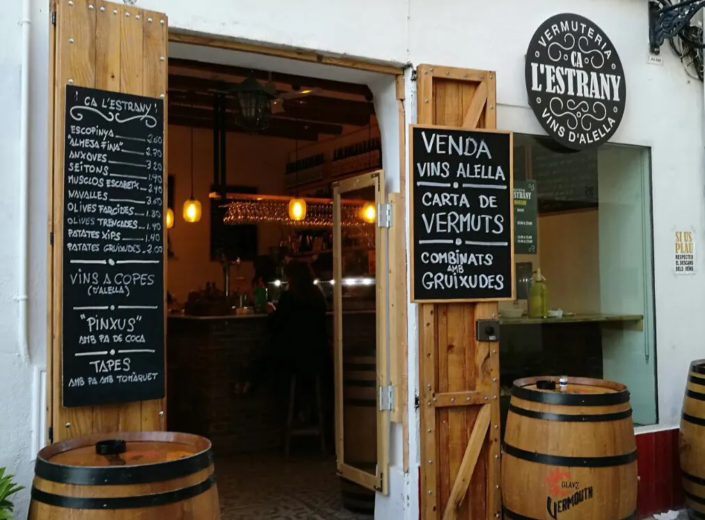 Vermuteria Xavi Estrany restaurant in Alella