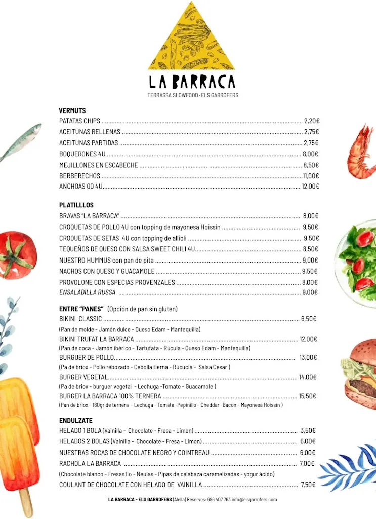 Menu_La Barraca els Garrofers_Alella_image_1