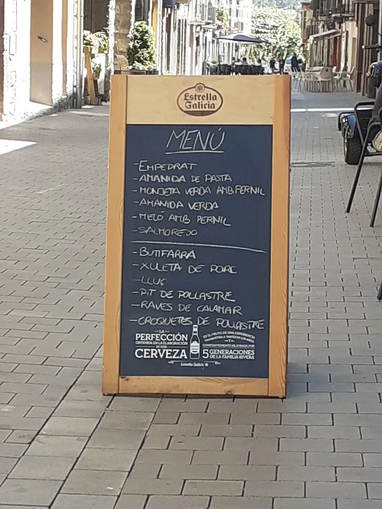 Menu_Bar Restaurant Claudia_Bagà_image_1