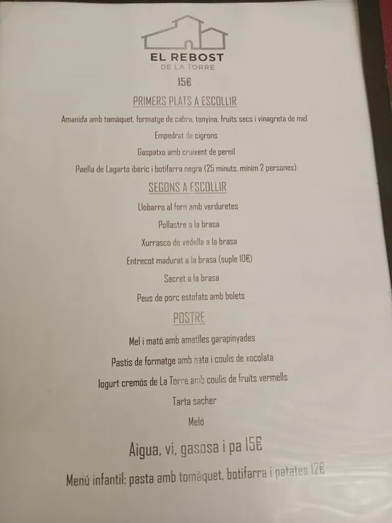 Menu_EL REBOST DE LA TORRE_Balsareny_image_2