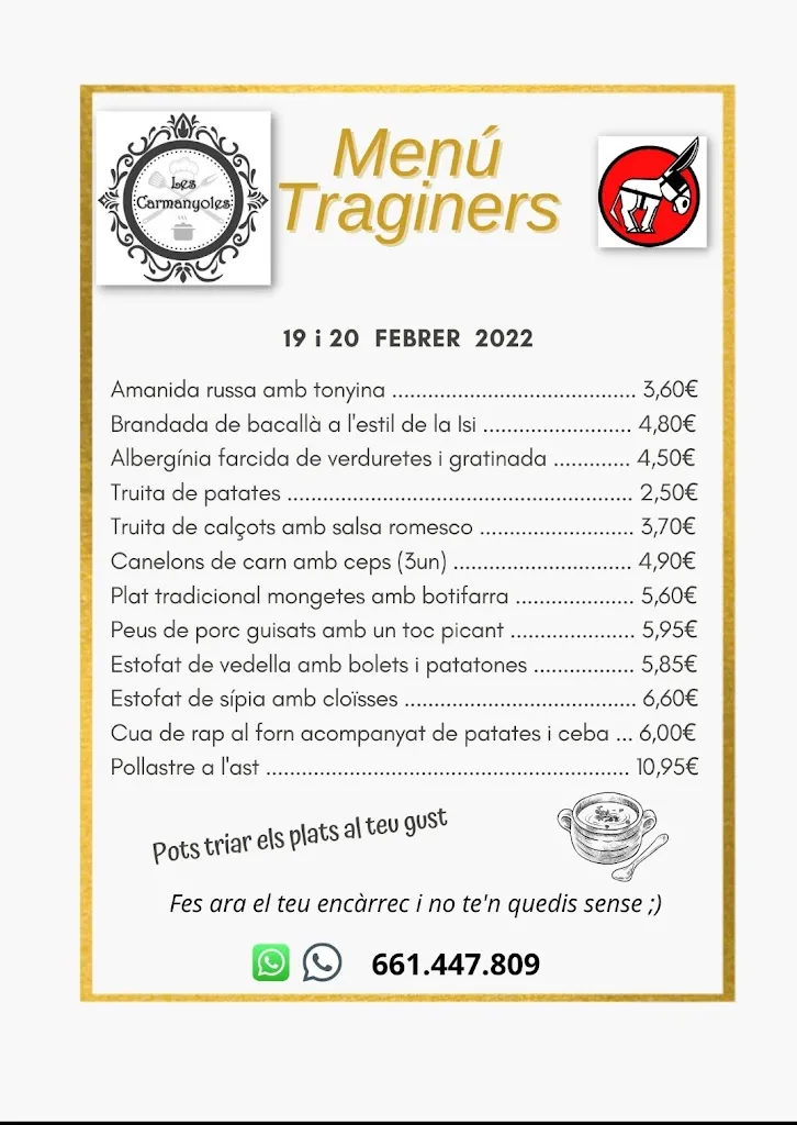 Menu_Les Carmanyoles_Balsareny_image_1