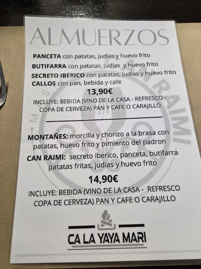 Menu_Nova Masia Can Raimí Yaya Mari_Argentona_immagine_3