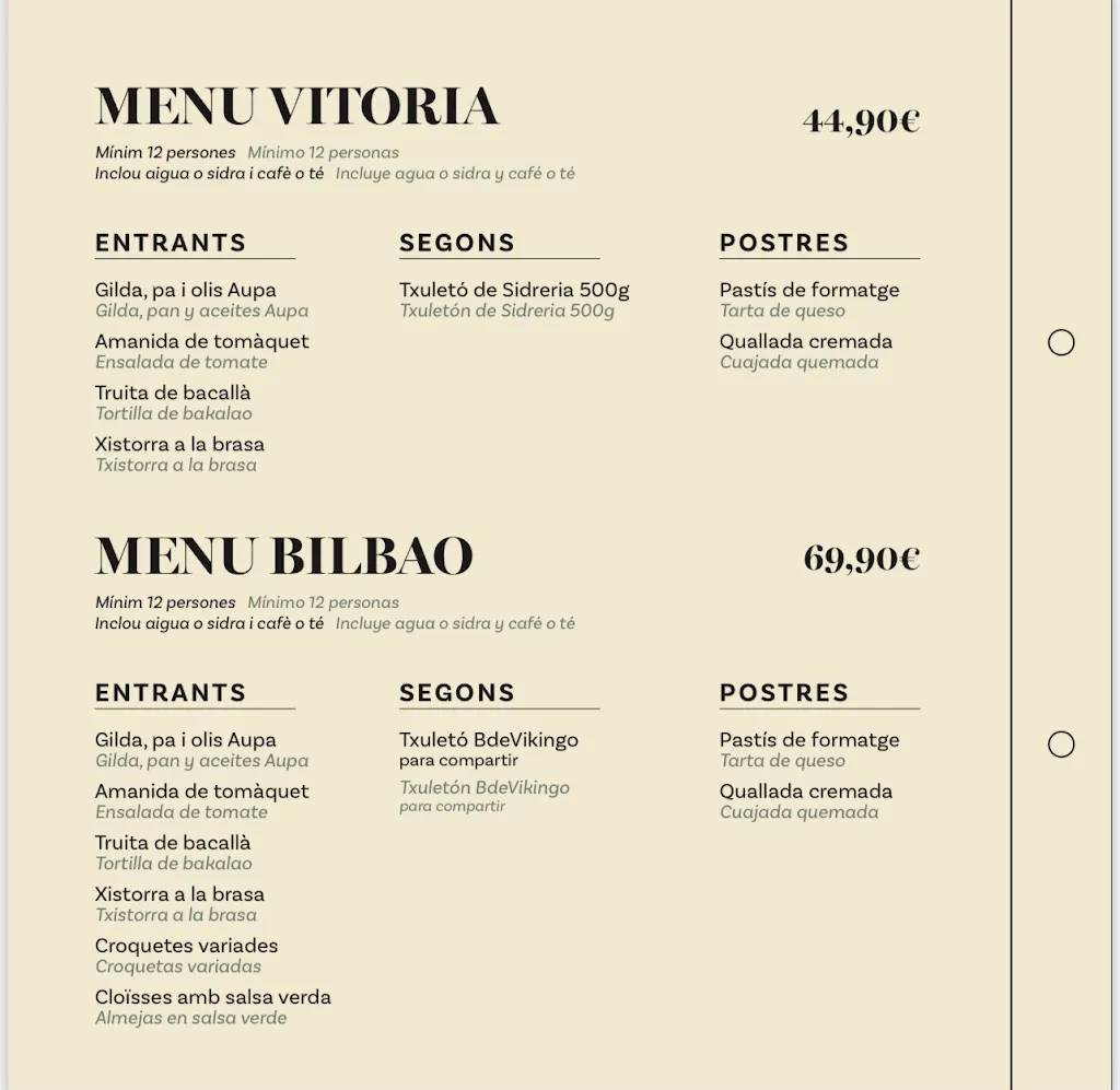 Menu_AUPA Restaurant Rostidoria_Argentona_image_1