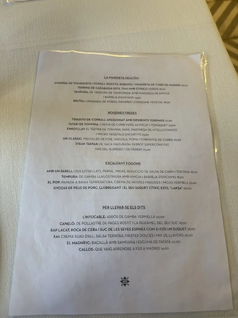 Menu_La Marineta_Argentona_image_2