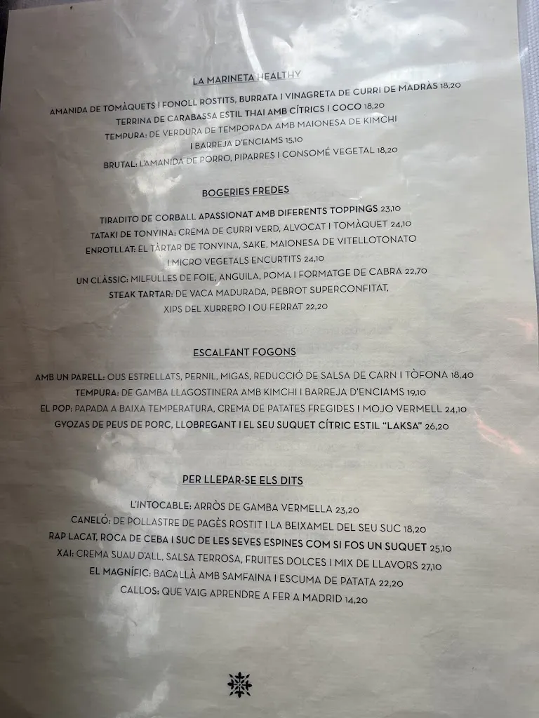 Menu_La Marineta_Argentona_image_3