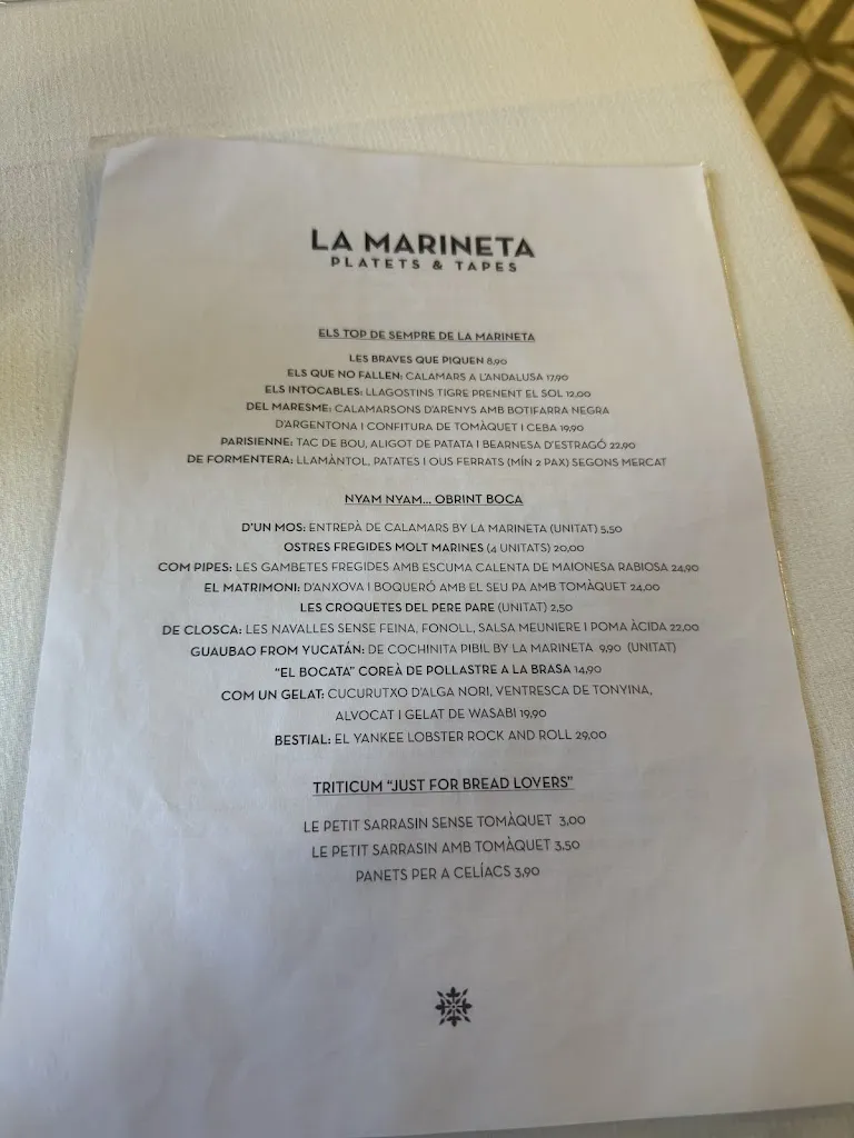 Menu_La Marineta_Argentona_image_4