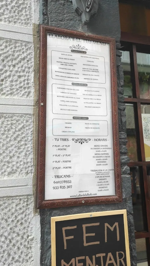 Menu_Restaurant la Llar de l'All i Oli_Badalona_image_3