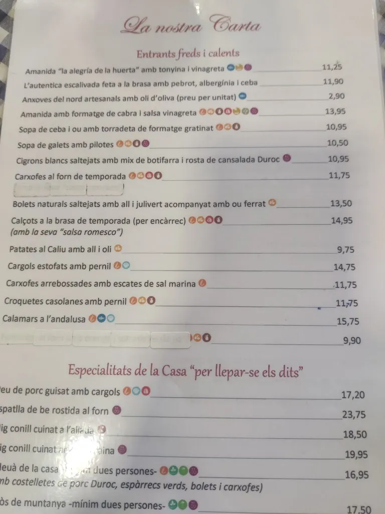 Menu_Restaurant Can Rubiales_Badalona_image_3