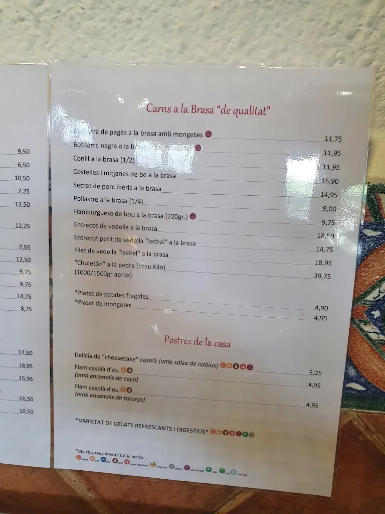 Menu_Restaurant Can Rubiales_Badalona_image_4