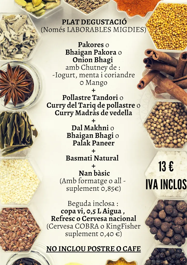 Menu_Tariq - Restaurant Indo-Pakistaní Badalona_Badalona_image_3