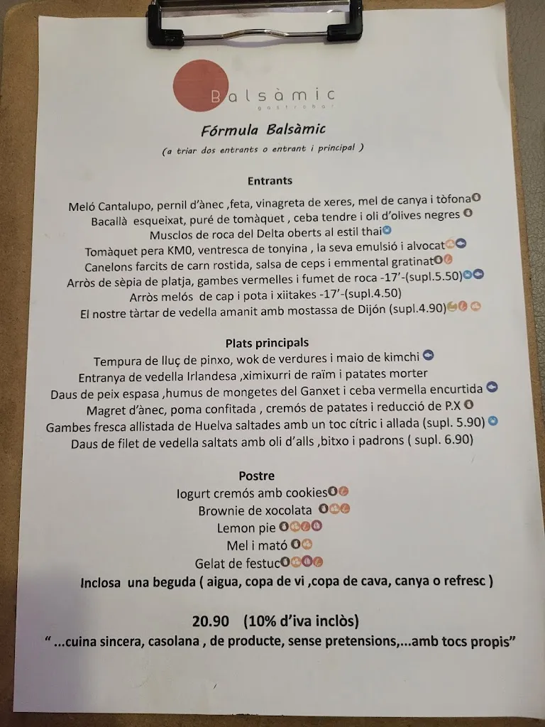 Menu_Balsamic Gastrobar_Badalona_image_2