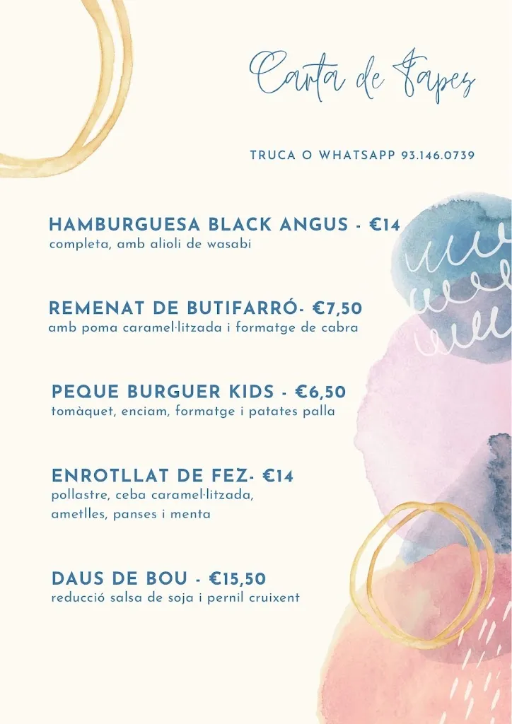 Menu_Lolín Café Gastrobar_Badalona_immagine_4