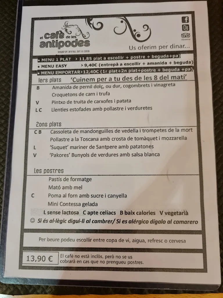 Menu_El Cafè de les Antípodes_Badalona_image_1