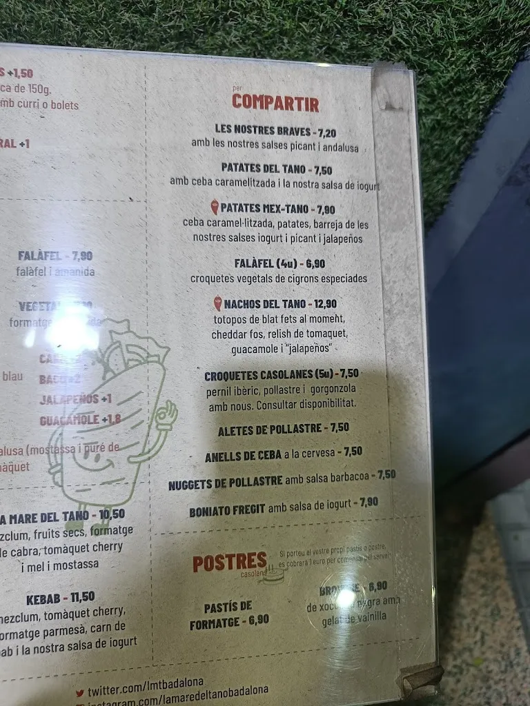 Menu_La Mare del Tano_Badalona_image_4