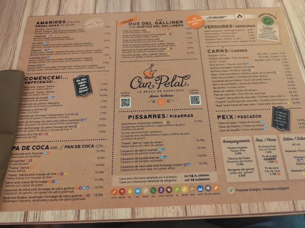 Menu_Can Pelat_Badalona_immagine_1