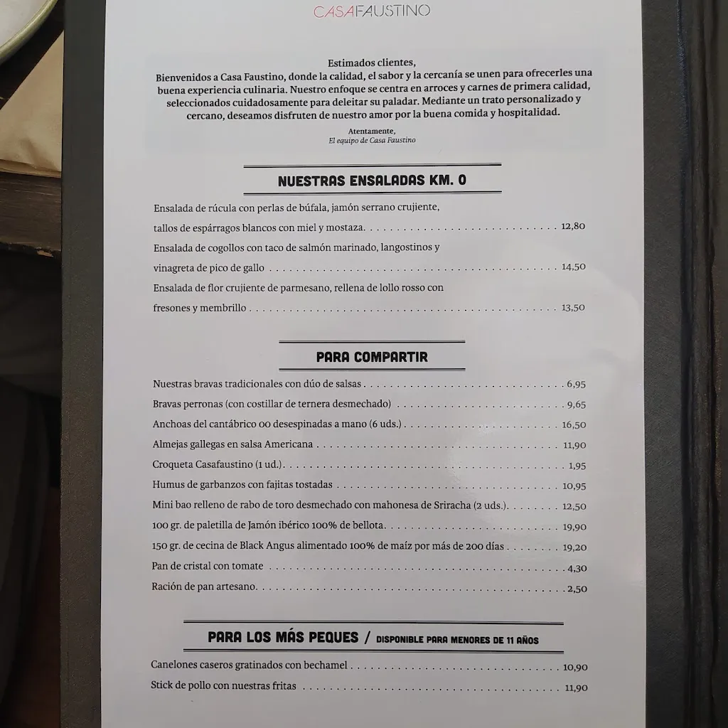 Menu_Restaurant Casa Faustino_Bellprat_image_2