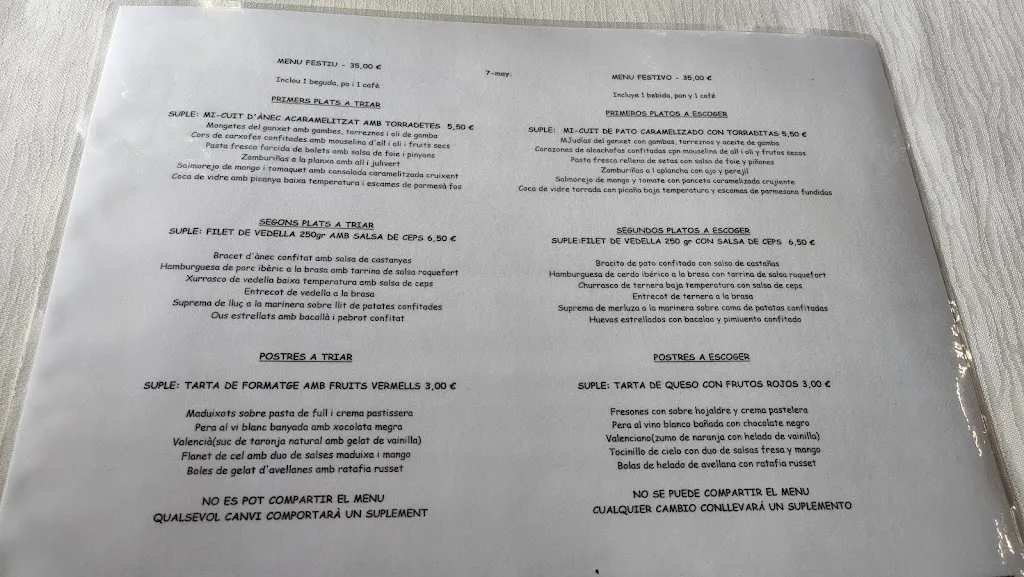 Menu_Restaurant Mas Estabanell_Balenyà_immagine_2
